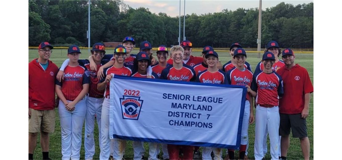 Senior Baseball District 7 Champions