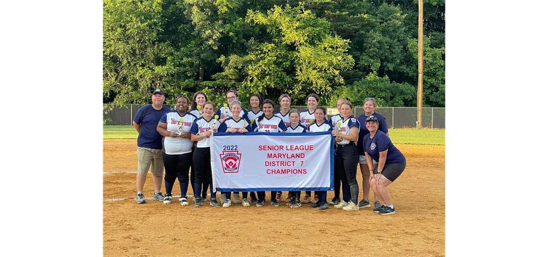 2022 Senior Softball All Star Team District 7 Champions