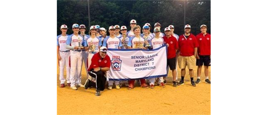 2023 District 7 Senior League Champions (Baseball)