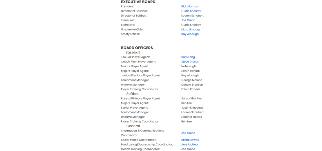 Newly Elected 2026 NCLL Board Members