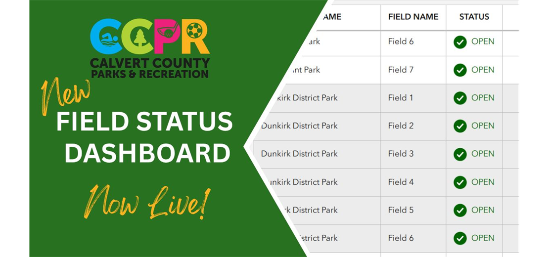 New: CCPR Field Status Dashboard